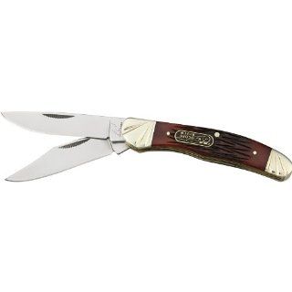 Frost Cutlery & Knives OC556RPB Ocoee River Copperhead Pocket Knife with Red Pick Bone Handles : Folding Camping Knives : Sports & Outdoors