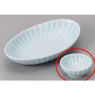 bowl kbu046 36 542 [2.68 x 1.07 inch] Japanese tabletop kitchen dish 7 cm sashimi shallow blue white porcelain small bowl [6.8x2.7cm] restaurant Japanese restaurant business kbu046 36 542: Kitchen & Dining