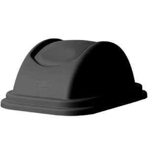 Rubbermaid Commercial Products Untouchable Black Lid for 2956 Trash Containers RCP 3066 BLA