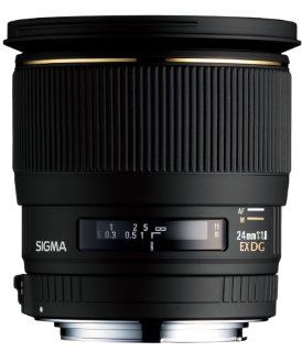 Sigma 24mm f/1.8 EX DG Aspherical Macro Large Aperture Wide Angle Lens for Canon SLR Cameras : Camera Lenses : Camera & Photo