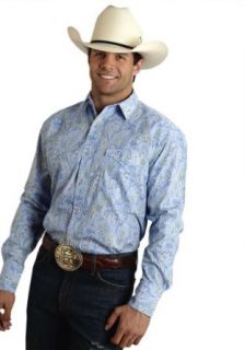 Roper Tall Mens Long Sleeve Snap Western Paisley Shirt at  Mens Clothing store: Button Down Shirts