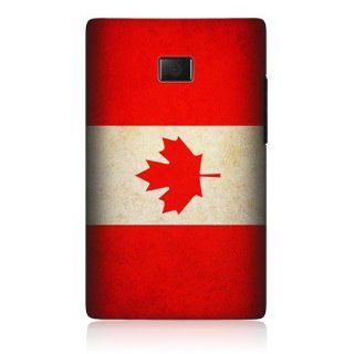 Head Case Designs Canada Canadian Vintage Flags Hard Back Case Cover For LG Optimus L3 E400: Cell Phones & Accessories