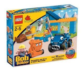 LEGO Duplo Bob the Builder   Scrambler and Dizzy at Bob's Workshop: Toys & Games