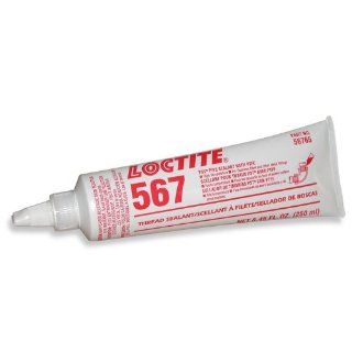 Loctite 567 Threadlocker   White Liquid 250 ml Tube   Tensile Strength 15 psi [PRICE is per TUBE]