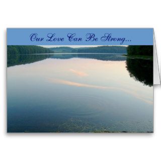 Our Love Can Be StrongGreeting Card