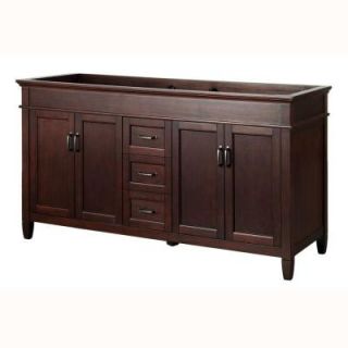 Foremost Ashburn 60 in. W x 21.50 in. D x 34 in. H Vanity Cabinet Only in Mahogany ASGA6021D
