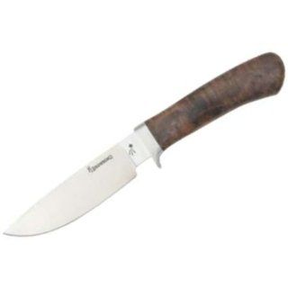 Browning Knives 571 Limited Edition Mastersmiths Collection James Crowell Fixed Blade Knife with Walnut Handle: Home Improvement