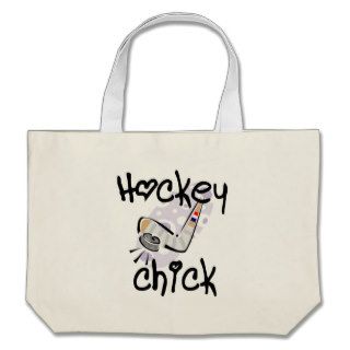 Hockey Chick T shirts and Gifts Canvas Bag
