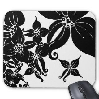 Black Orchids Mouse Pads