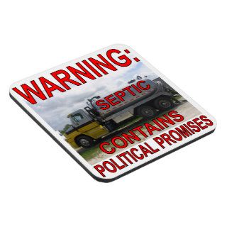 Septic Truck Contains Political Promises Coasters