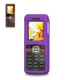 Fashionable Perfect Fit Hard Protector Skin Cover Cell Phone Case for KYOCERA DOMINO S1310 MetroPCS   Purple Cell Phones & Accessories