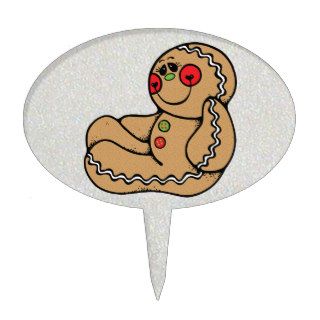 Gingerbread Man Cake Topper / Cakepick