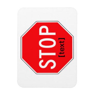 Stop Sign for a Cause Rectangle Magnets