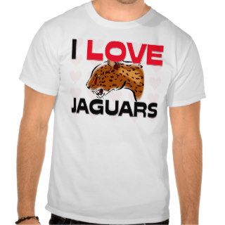 I Love Jaguars T shirts