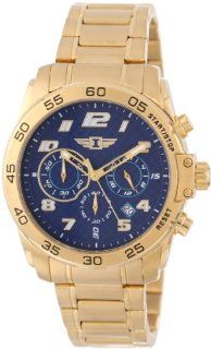 I By Invicta Men's 90187 003 Chronograph Gold Tone Stainless Steel Watch: Watches