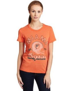 NFL Miami Dolphins Heather Vintage Short Sleeve Crew Women's : Fashion T Shirts : Clothing