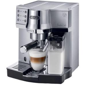 DeLonghi 15 Bar Pump Espresso Maker with Automatic Cappuccino System EC860