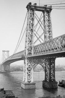 Buy Enlarge 0 587 46149 LP12x18 Williamsburg Bridge, New York, N.Y.  Paper Size P12x18   Prints