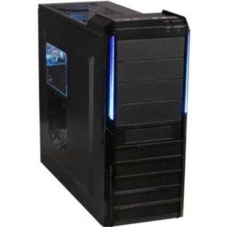 Apex PCV 588 ATX Mid Tower Case Black No Power Supply: Computers & Accessories