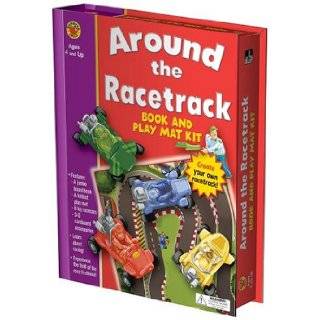  Around the Racetrack (Brighter Child Book and Play Mat Kits) (9781588456212): Carson Dellosa Publishing: Books