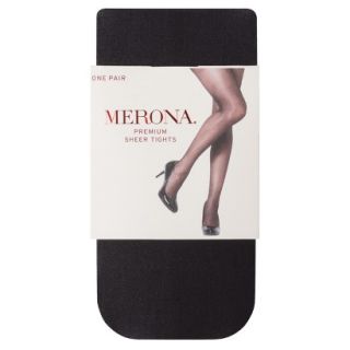 Merona Sheer Womens Tights   Black 2X