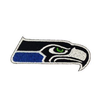 Seattle Seahawks Logo Embroidered Iron Patches: Sports & Outdoors