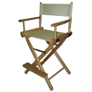 Directors Chair: Wheat Cntr Height Directors Chair Natural