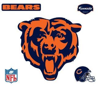 Fathead Chicago Bears Logo Wall Decal : Sports Fan Wall Banners : Sports & Outdoors