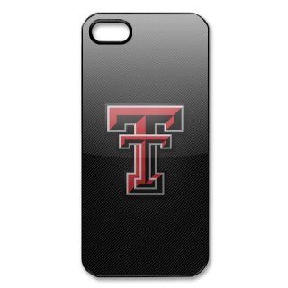 DIYCase Cool NCAA Series Texas Tech Red Raiders   Hard Back Case for iphone 5   Black Case Designer   138868: Cell Phones & Accessories