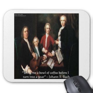 JS Bach Graphic & Funny Coffee Quote Gifts & Cards Mousepads