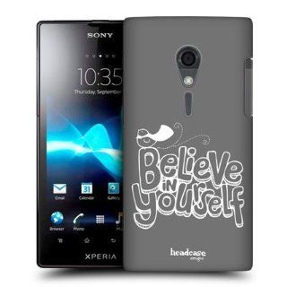 Head Case Designs Believe In Yourself Hand Drawn Typography Hard Back Case Cover for Sony Xperia ion LTE LT28i: Cell Phones & Accessories