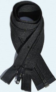 30" Light Weight Jacket Zipper ~ YKK #5 Nylon Coil Separating Zippers   580 Black (Pack of 1 Zipper): Pet Supplies