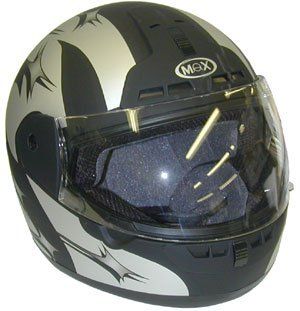 Max603 Dot Flat Black Full Face Motorcycle Helmet Xl Automotive