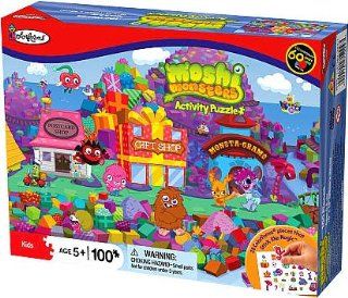Moshi Monsters Colorforms Gift Island Puzzle Playset: Toys & Games