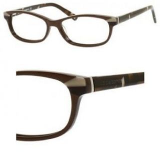 LIZ CLAIBORNE Eyeglasses 604 0DW8 Brown Texture 54MM: Clothing