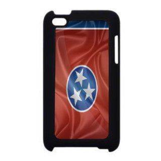 Rikki KnightTM Tennessee State Flag Design iPod Touch Black 4th Generation Hard Shell Case: Computers & Accessories