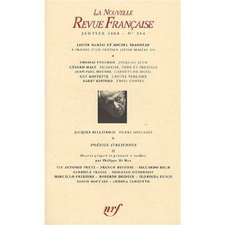 La Nouvelle Revue Française, N° 584 (French Edition): 9782070119783: Books