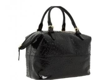 Kate Spade Patent Leather Ostrich Large Satchel: Clothing