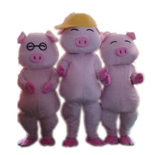 3 Pigs Mascots Costumes Fancy Dress Outfits Suits : Pig Feet Costume : Sports & Outdoors