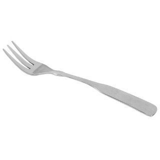 Update International CO 607 Conrad Series Chrome Plated Oyster/Cocktail Fork with 3 Tines, 5 1/2 Inch, Satin (Case of 12): Flatware Forks: Kitchen & Dining