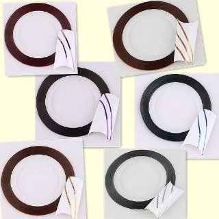 6x Assorted Color Nail ART Strip Stripping Tape J0206 : Nail Polish : Beauty