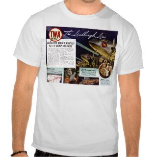 TWA   Lindbergh Line T shirts
