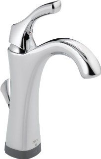 Delta 592T DST Addison Single Handle Lavatory Faucet with Touch2O.xt Technology, Chrome   Touch On Bathroom Sink Faucets  