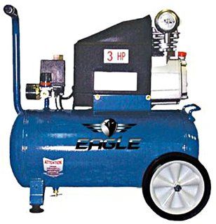 Eagle 653036L 6.5 Gallon 125 Max PSI Electric Compressor   Automotive Air Compressors  