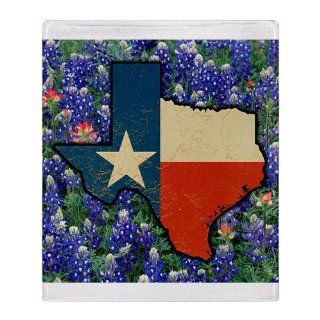 Stadium Throw Blanket Texas Flag Bluebonnets : Everything Else