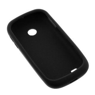 GTMax Black Soft Rubber Silicone Skin Protector Cover Case for AT and T Samsung Eternity II SGH A597 GSM Cell Phone: Cell Phones & Accessories