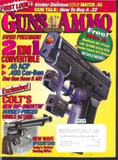 GUNS & AMMO One Pro .400 Cor Bon Remington 597 Ithaca Kimber Classic Gold 7 1998: Entertainment Collectibles
