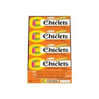 Chiclets Fruit Flavored Gum   12 piece pack, 600 per case : Chewing Gum : Grocery & Gourmet Food