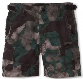 Hurley Baby Boys Infant Camo Tech Board Short, Army Green, 18 Months: Infant And Toddler Jeans: Clothing