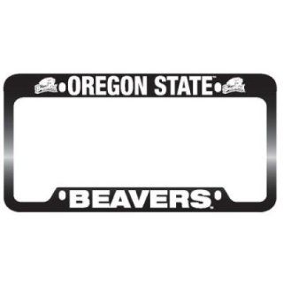 Oregon State Beavers Beavers Full Color Metal License Plate Frame : Sports Fan License Plate Frames : Sports & Outdoors